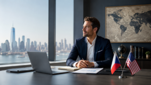 Czech entrepreneur planning a U.S. business with an E-2 investor visa