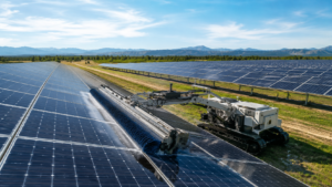 Mechanized solar-panel cleaning business developed by a Czech E-2 visa investor